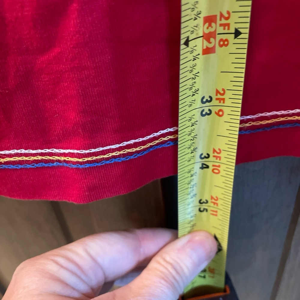 Coogi  Red Shirt XXXL Hands Five Color Chords - Picture 11 of 12